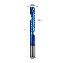 Load image into Gallery viewer, Single Flute End Mill Up-cut (Multiple Size Options)