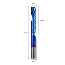 Load image into Gallery viewer, 8mm single flute up cut end mill