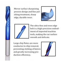 Load image into Gallery viewer, Single Flute End Mill Up-cut (Multiple Size Options)