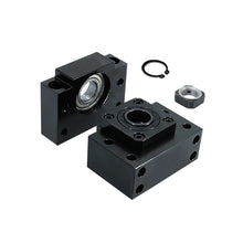 Load image into Gallery viewer, BK12 Bf12 fixed and floating bearing block for SFU16 ball screw on CNC router