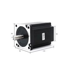 Load image into Gallery viewer, Nema 34 Open Loop Stepper Motor &amp; DM860H Driver (Multiple Torque Options)
